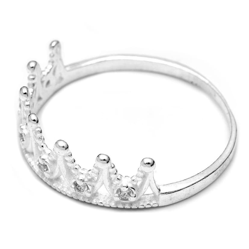 Anillo corona con cubic