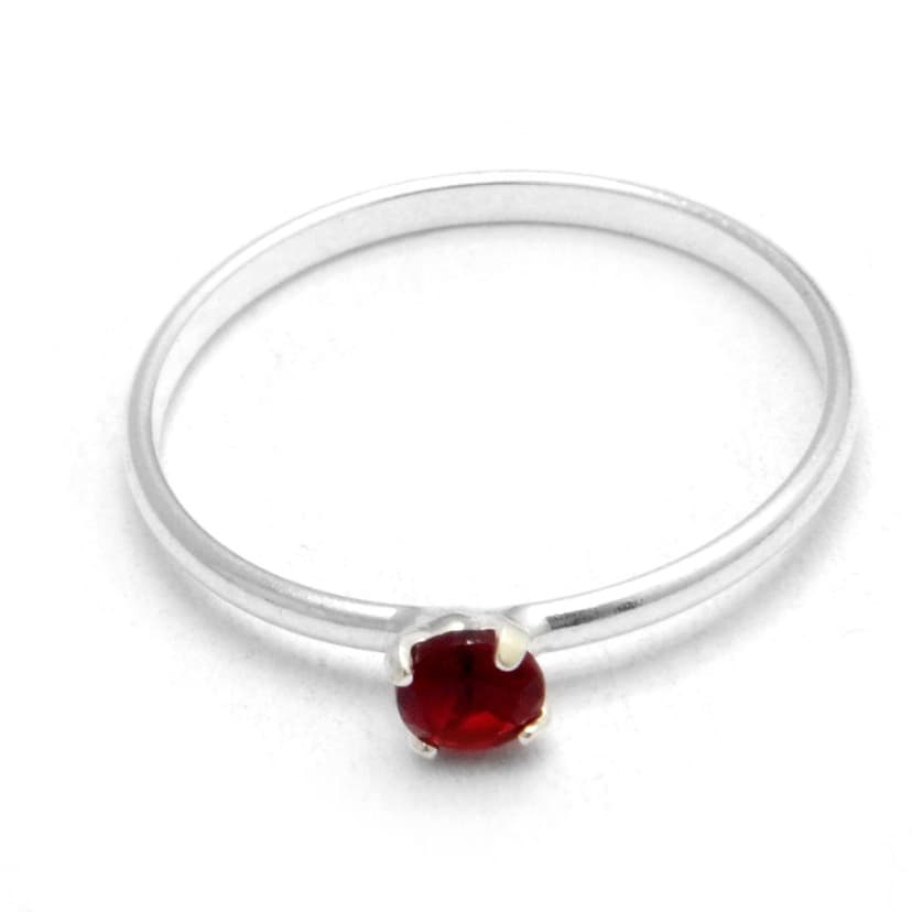 Anillo nena cubic rojo. T:14.