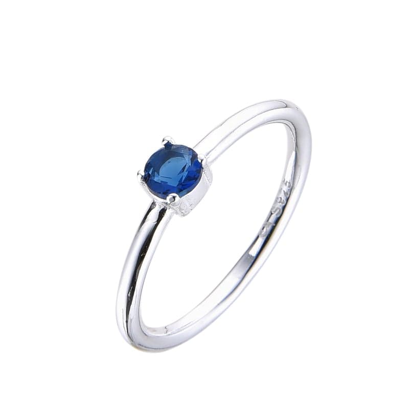 Anillo susano cubic azul. T:17.