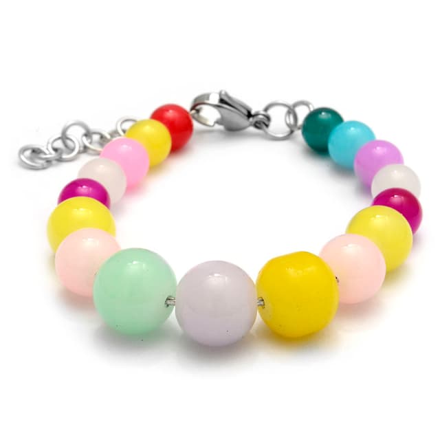 Pulsera multicolor 19 a 23cm. 