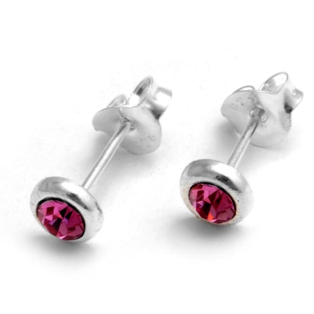 Aros susano fucsia 5mm.